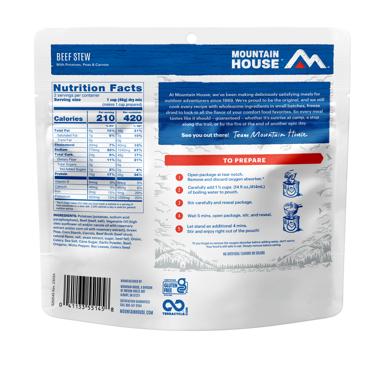 Mountain House Beef Stew Pouch