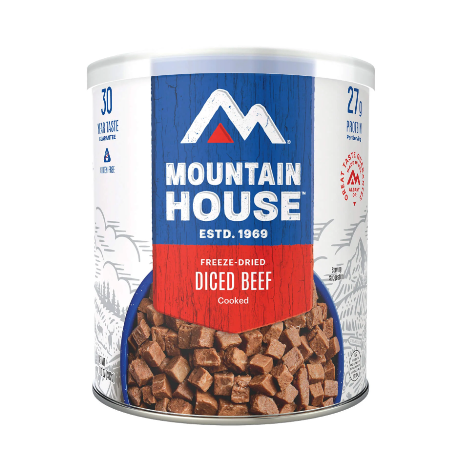 Mountain House Diced Beef #10 Cans