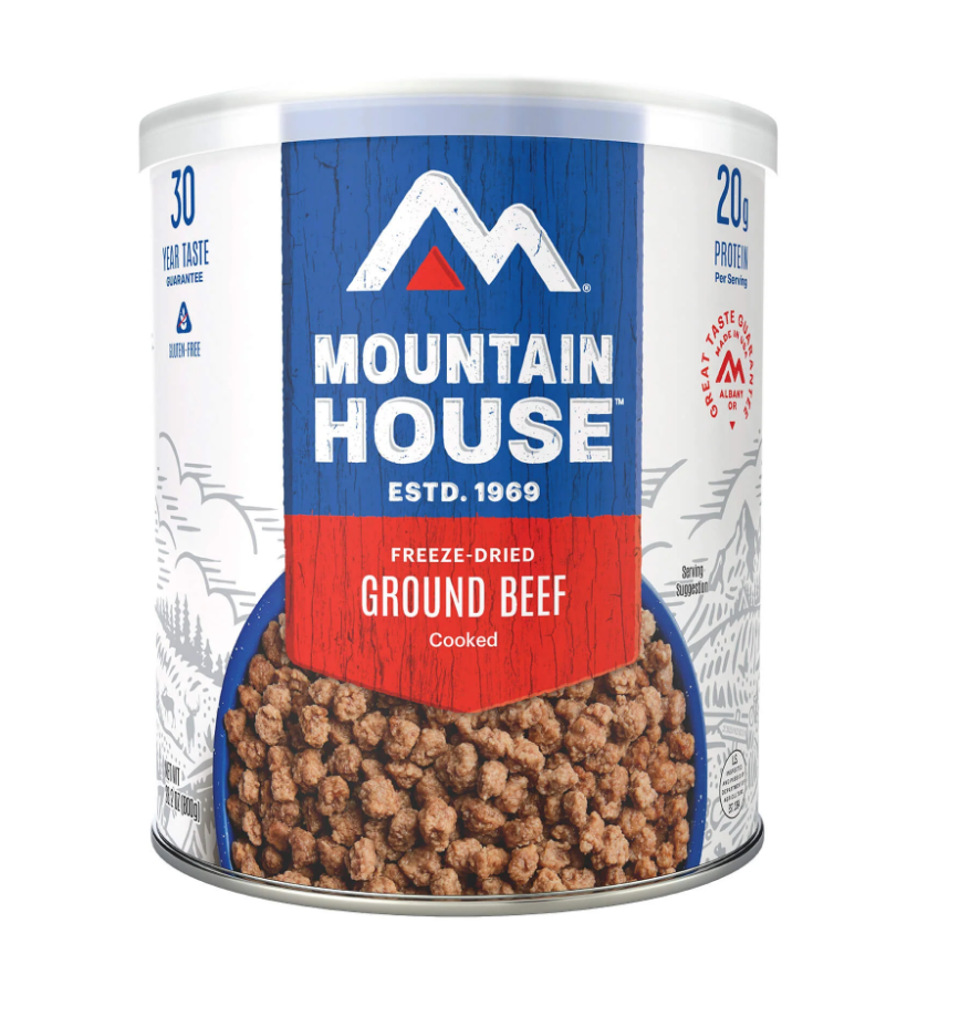 Mountain House Ground Beef #10 Cans