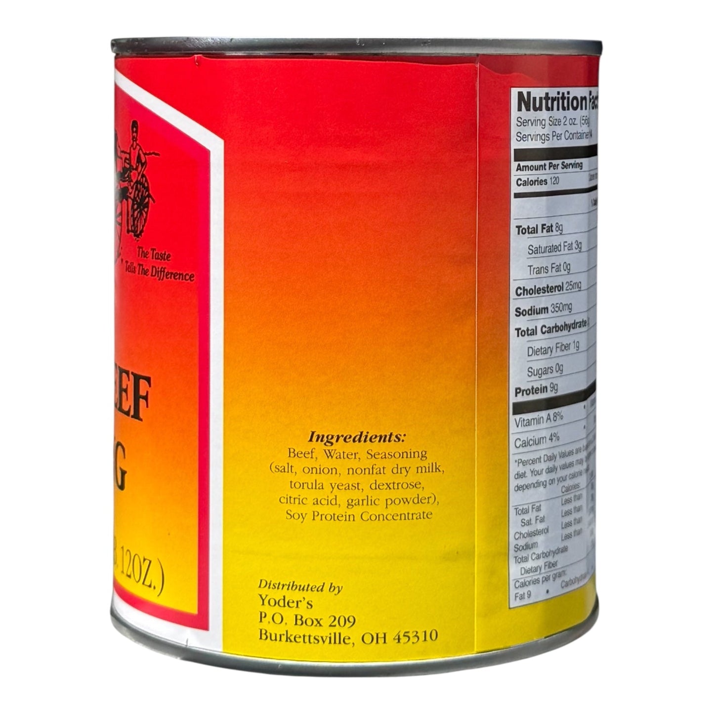 Yoder’s Canned Taco Beef Filling | 28 oz can | Real USA Beef | Fully Cooked | Shelf Stable Survival Food | 10+ Year Shelf Life | Ready to Eat | Ideal for Prepping, Storage & Camping