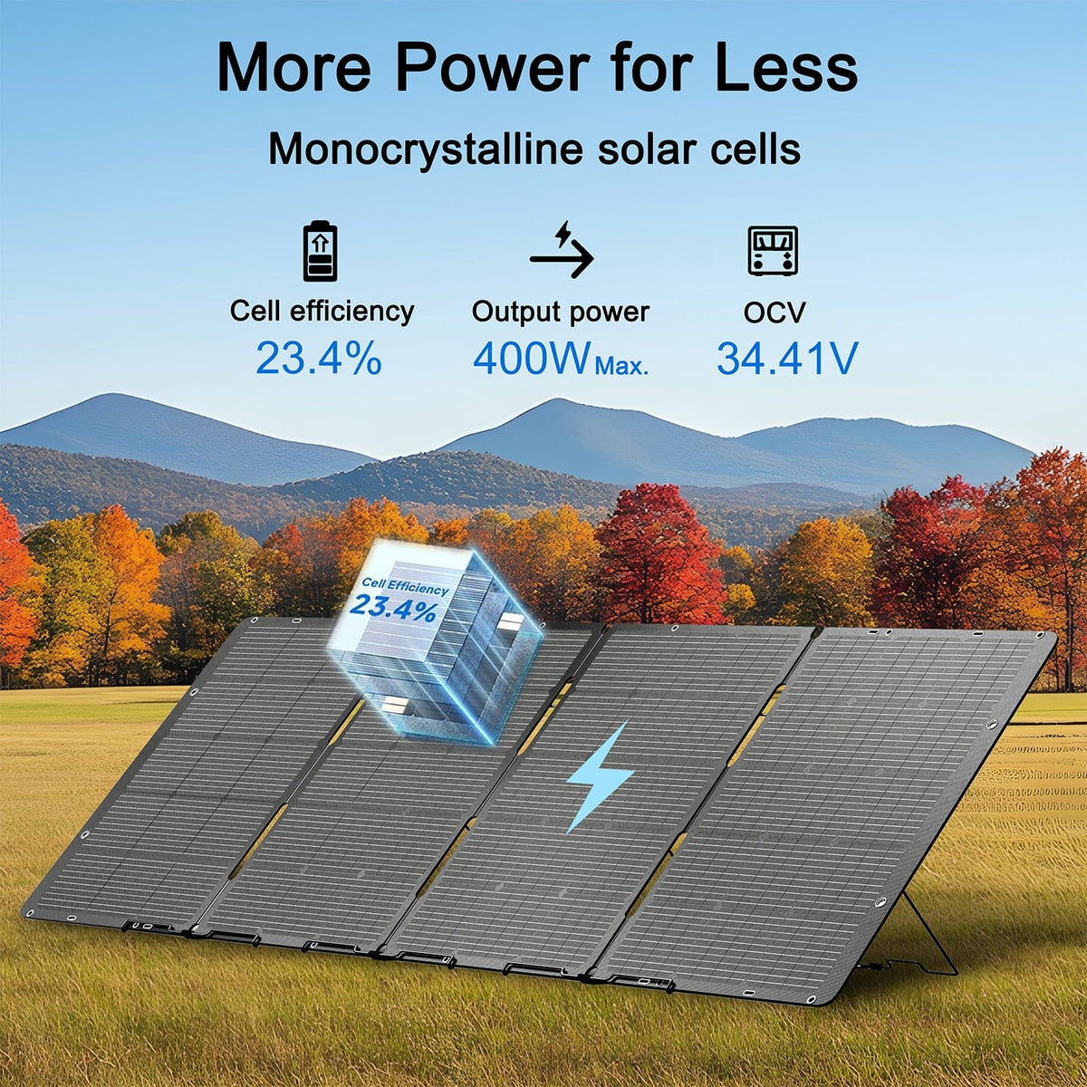 Nature's Generator 400W Folding Solar Panel