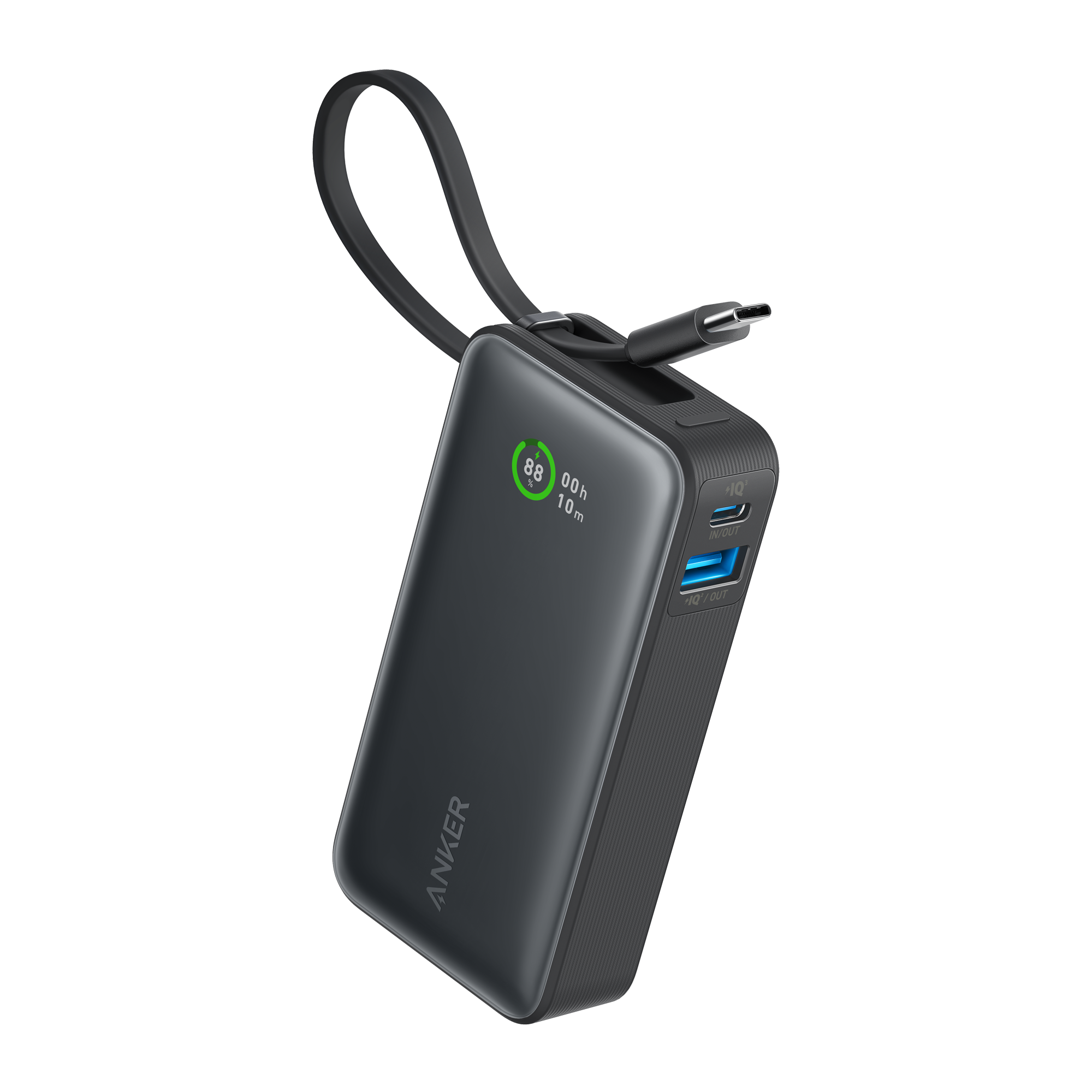 Anker Nano Power Bank (30W, Built-In USB-C Cable) – Prepper Co
