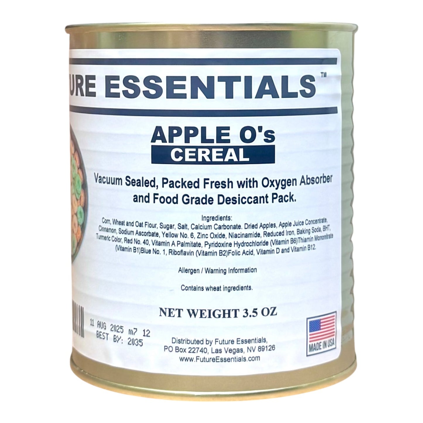 Case (12 Cans) of Future Essentials Canned Breakfast Cold Cereal Variety and Milk