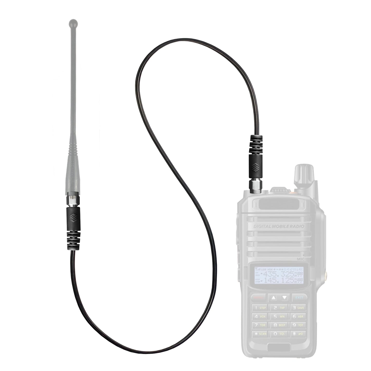 Practical Antenna Relocation Kit(No Antenna Pouch) - Compatible With AnyTone, Kenwood, Motorola, Retevis, Ailunce, Wouxun, Yaesu, Rugged Radios & Baofeng Radios