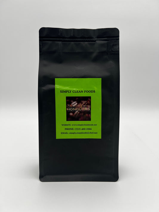 Simply Clean Foods Organic Honduras Coffee Beans 8 Ounce