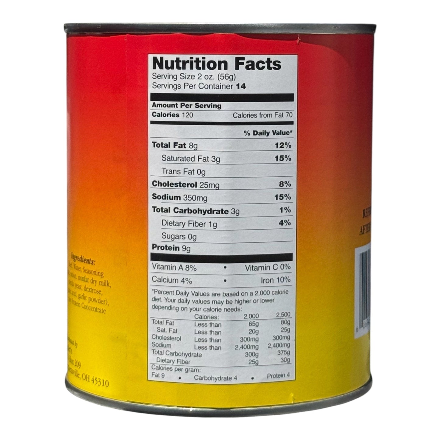 Yoder’s Canned Taco Beef Filling | 28 oz can | Real USA Beef | Fully Cooked | Shelf Stable Survival Food | 10+ Year Shelf Life | Ready to Eat | Ideal for Prepping, Storage & Camping