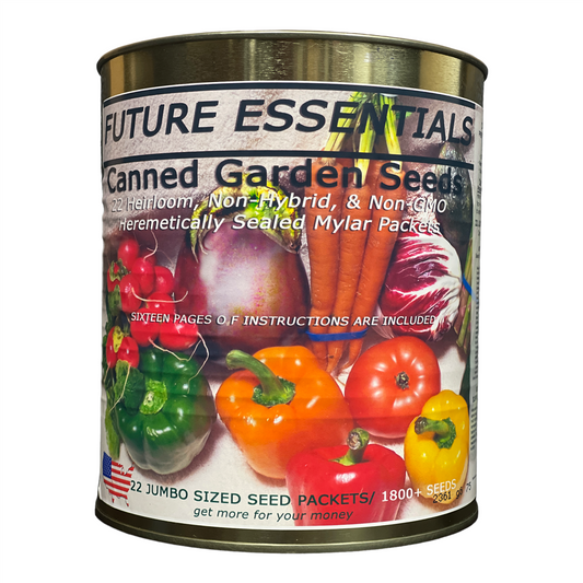 22 Different Heirloom/Non-GMO Canned Vegetable / Garden Seeds for Long Term Storage