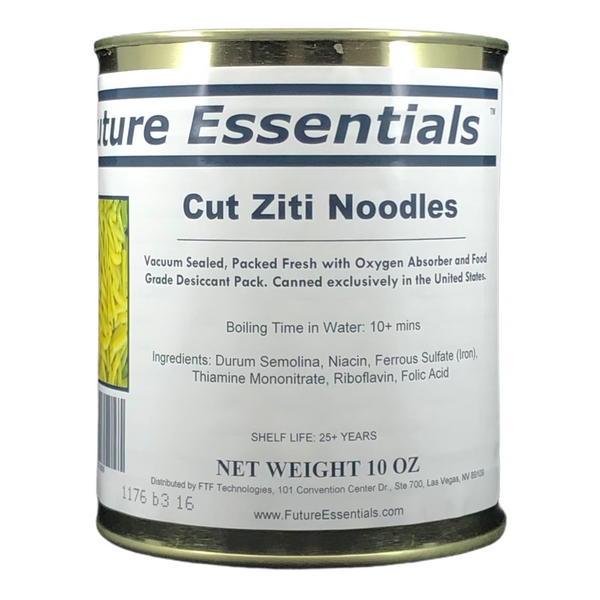 Future Essentials Cut Ziti Pasta Noodles – Prepper Co