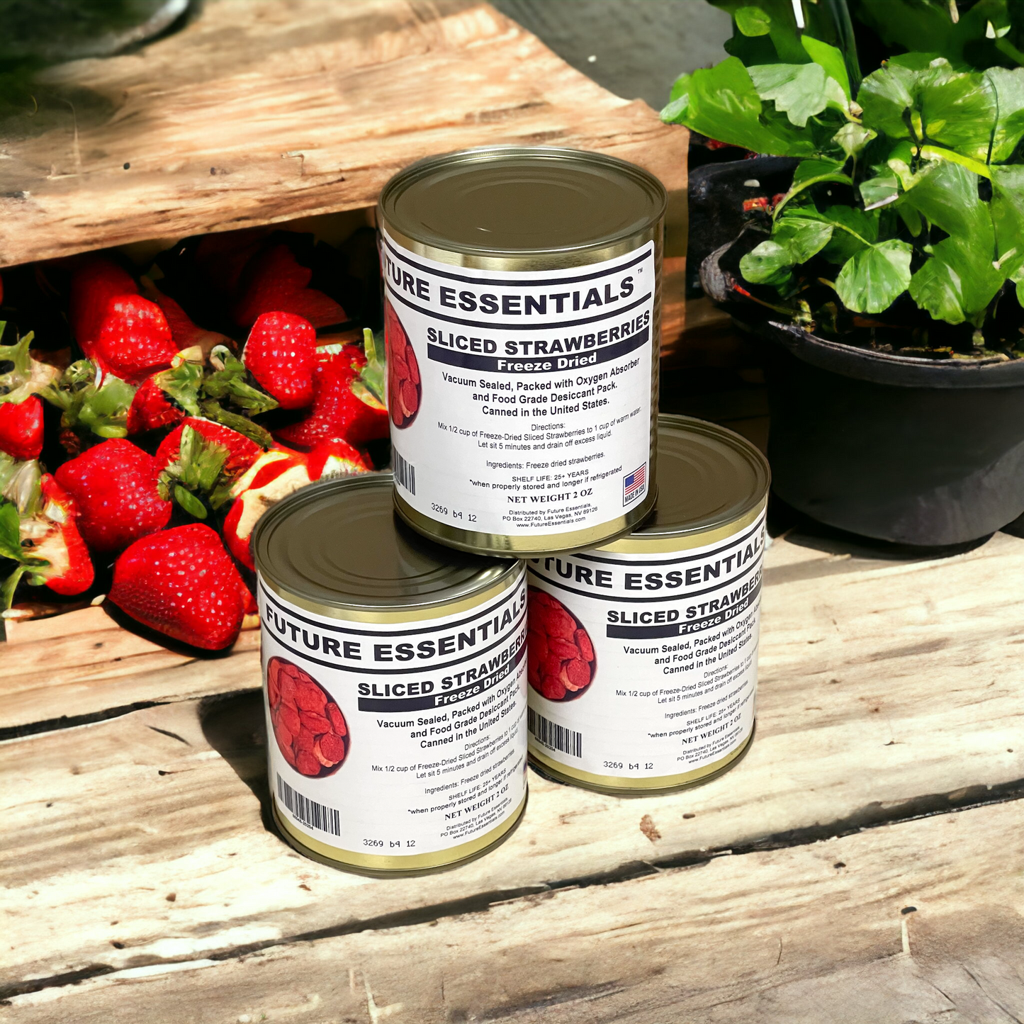 Future Essentials Freeze Dried Sliced Strawberries