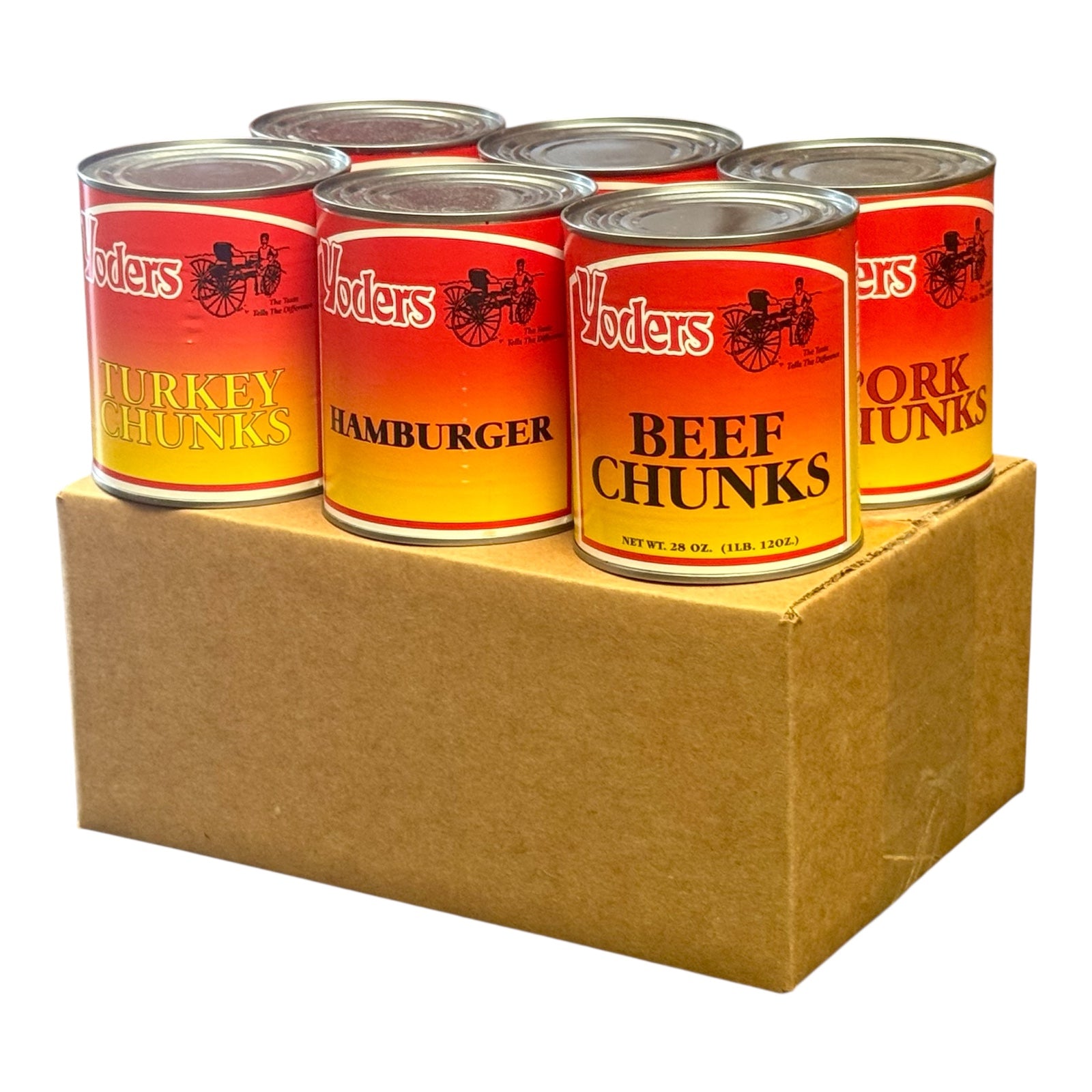 6 Can Yoder's Meat Sampler Pack – Prepper Co