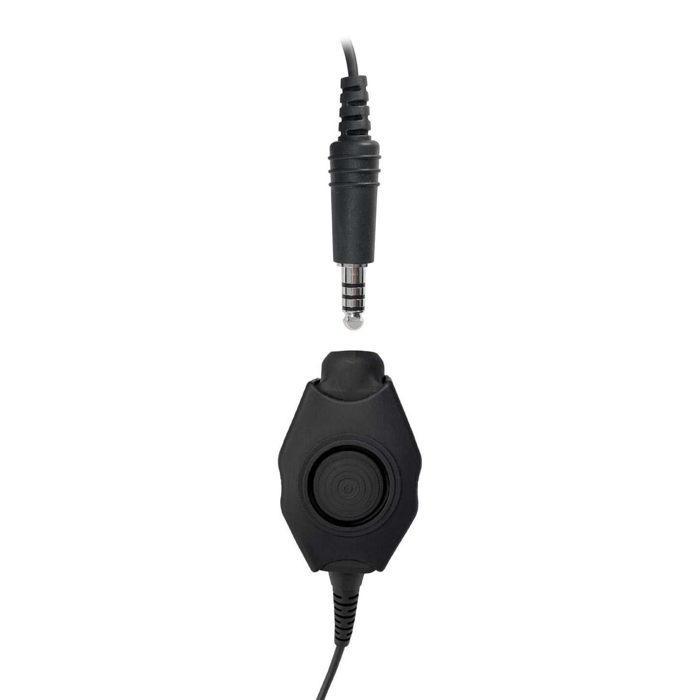 PolTact V2 Tactical Comms Helmet Headset w/ Active Hearing Protection - 2 Pin Kenwood, Baofeng, BTECH, Rugged Radios, Diga-Talk, TYT, AnyTone, Alinco, Relm/BK Radio, Quansheng, Wouxon, Retevis