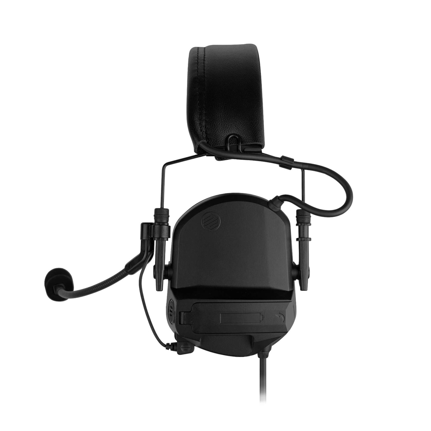 PolTact V1 Tactical Comms Headset w/ Active Hearing Protection & Quick Disconnect (Hirose) Adapter - All Kenwood TK & NEXEDGE (NX) 2-Pin, Baofeng, BTECH, Rugged Radios, Diga-Talk, TYT, AnyTone, Alinco, Relm/BK Radio, Quansheng, Wouxon, Retevis