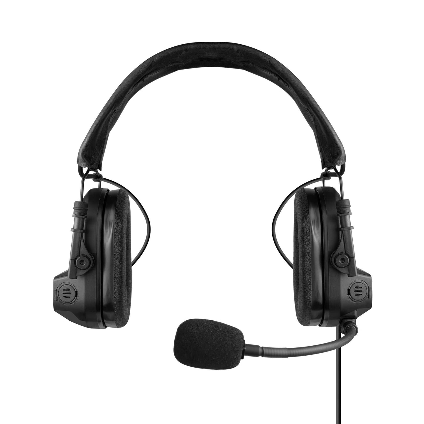 PolTact V2 Tactical Comms Helmet Headset w/ Active Hearing Protection - 2 Pin Kenwood, Baofeng, BTECH, Rugged Radios, Diga-Talk, TYT, AnyTone, Alinco, Relm/BK Radio, Quansheng, Wouxon, Retevis