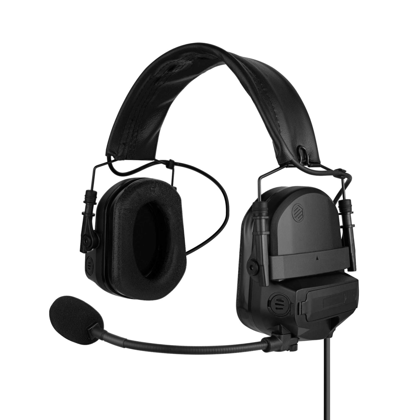 PolTact V2 Tactical Comms Helmet Headset w/ Active Hearing Protection - 2 Pin Kenwood, Baofeng, BTECH, Rugged Radios, Diga-Talk, TYT, AnyTone, Alinco, Relm/BK Radio, Quansheng, Wouxon, Retevis