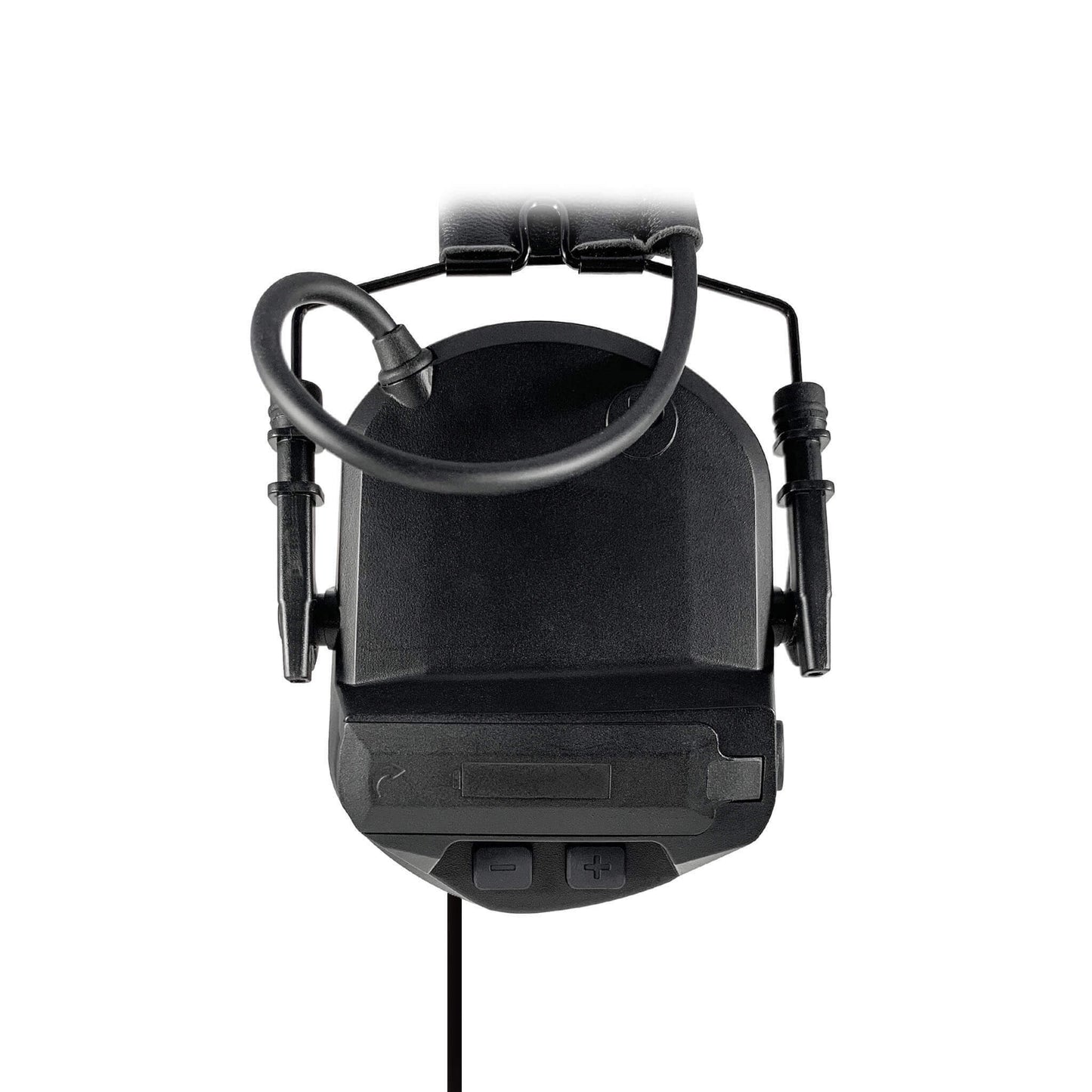 PolTact V1 Tactical Comms Headset w/ Active Hearing Protection & Quick Disconnect (Hirose) Adapter - All Kenwood TK & NEXEDGE (NX) 2-Pin, Baofeng, BTECH, Rugged Radios, Diga-Talk, TYT, AnyTone, Alinco, Relm/BK Radio, Quansheng, Wouxon, Retevis