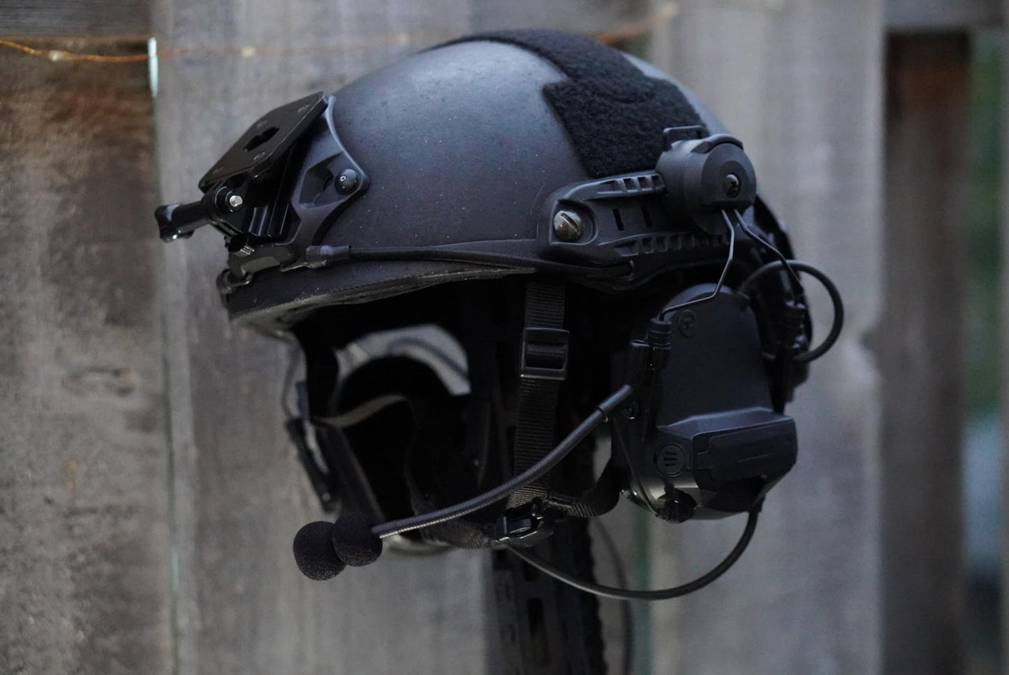 PolTact V1 Tactical Comms Headset w/ Active Hearing Protection & Quick Disconnect (Hirose) Adapter - All Kenwood TK & NEXEDGE (NX) 2-Pin, Baofeng, BTECH, Rugged Radios, Diga-Talk, TYT, AnyTone, Alinco, Relm/BK Radio, Quansheng, Wouxon, Retevis