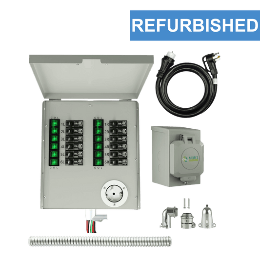 Refurbished - Nature's Generator 120/240V 50A 12-Circuit Non-Automatic Transfer Switch