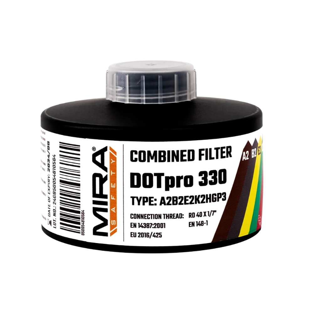MIRA Safety DotPro 330 CBRN and Industrial Gas Mask Filter