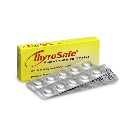 Thyrosafe Tablets: FDA Approved Potassium Iodide (KI) Tablets - Protects Against Radioactive Iodine