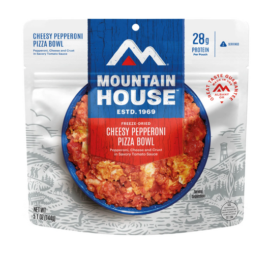 Mountain House Cheesy Pepperoni Pizza Bowl Pouch