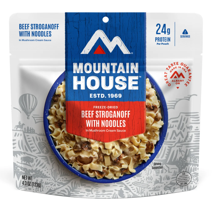 Mountain House Beef Stroganoff with Noodles Pouch