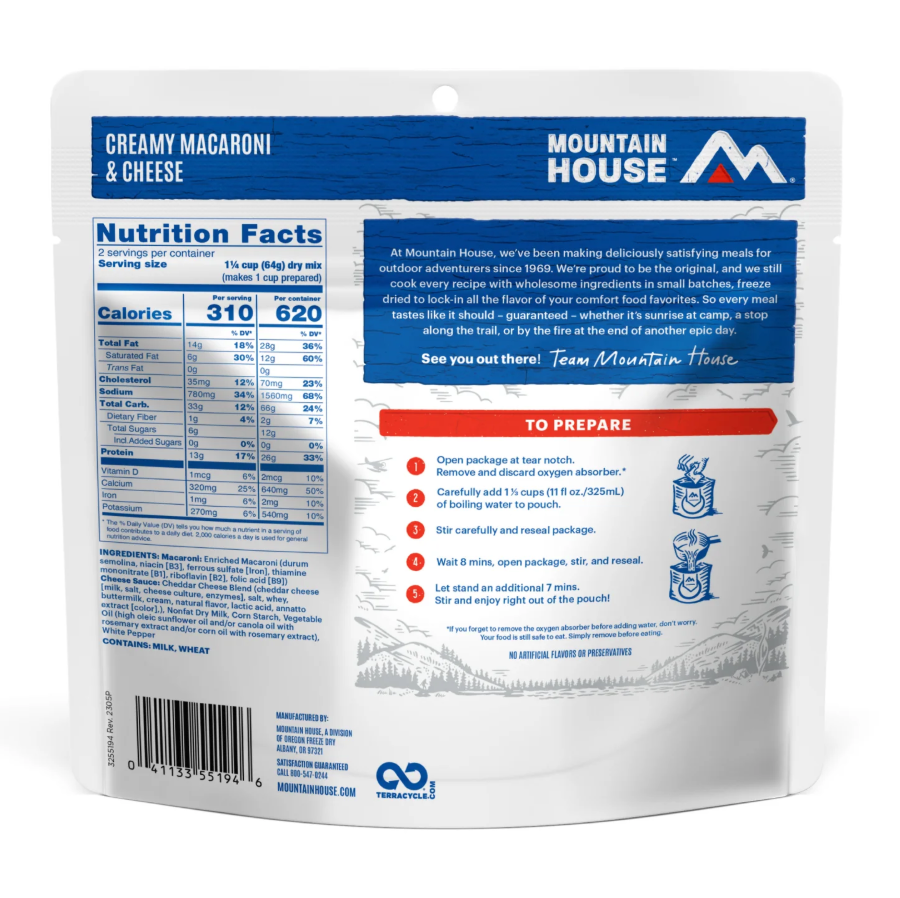 Mountain House Mac and Cheese Pouch