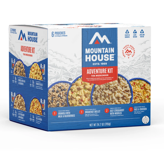 Mountain House 2 Day Adventure Weekender Food Supply