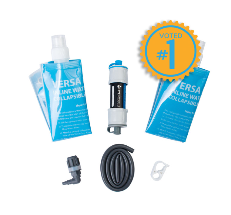 HydroBlu Versa Flow Light-Weight Water Filter Package