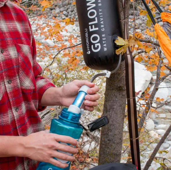 HydroBlu Go Flow Water Gravity Bag with Versa Flow Water Filter