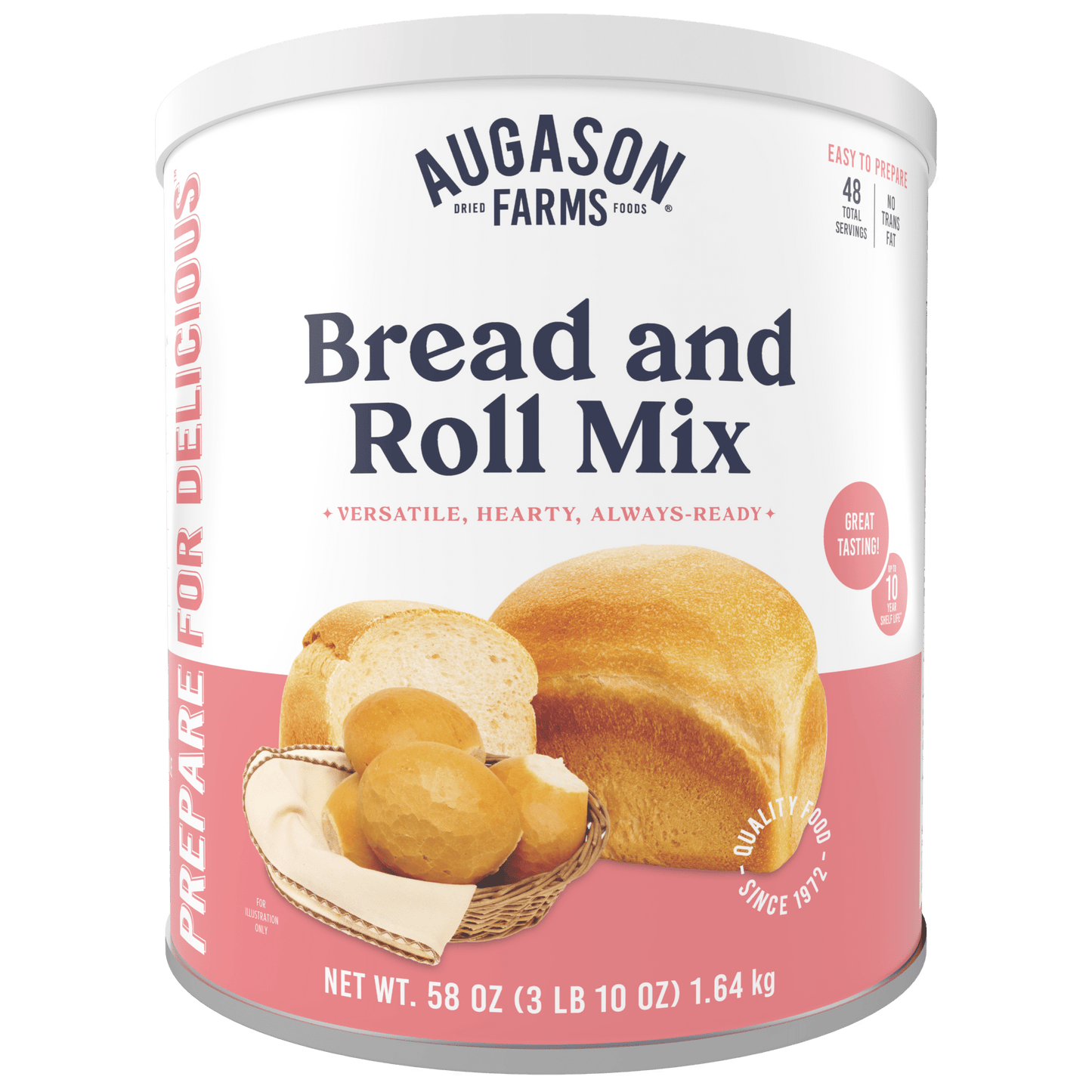 Bread and Roll Mix Can, 48 Servings