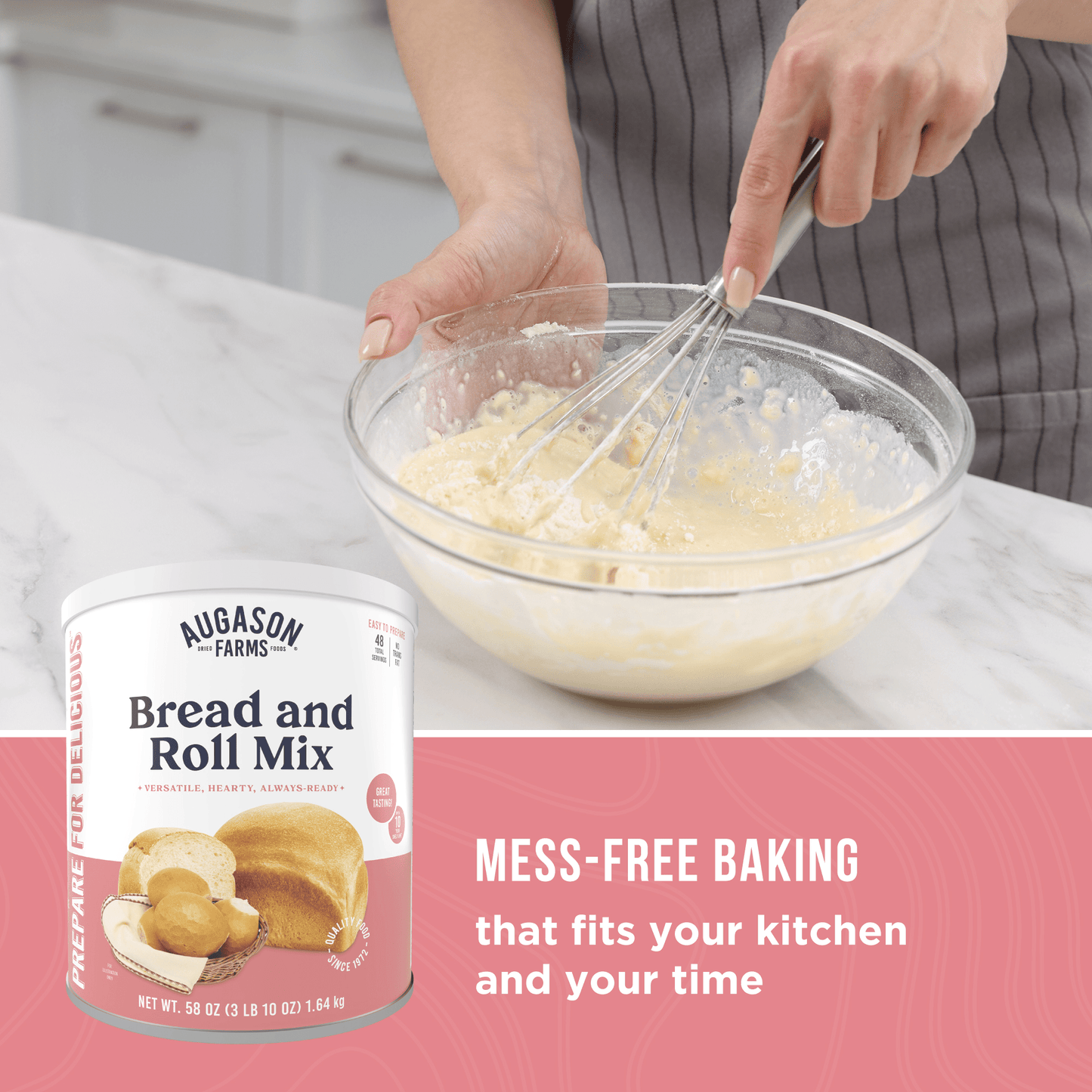Bread and Roll Mix Can, 48 Servings
