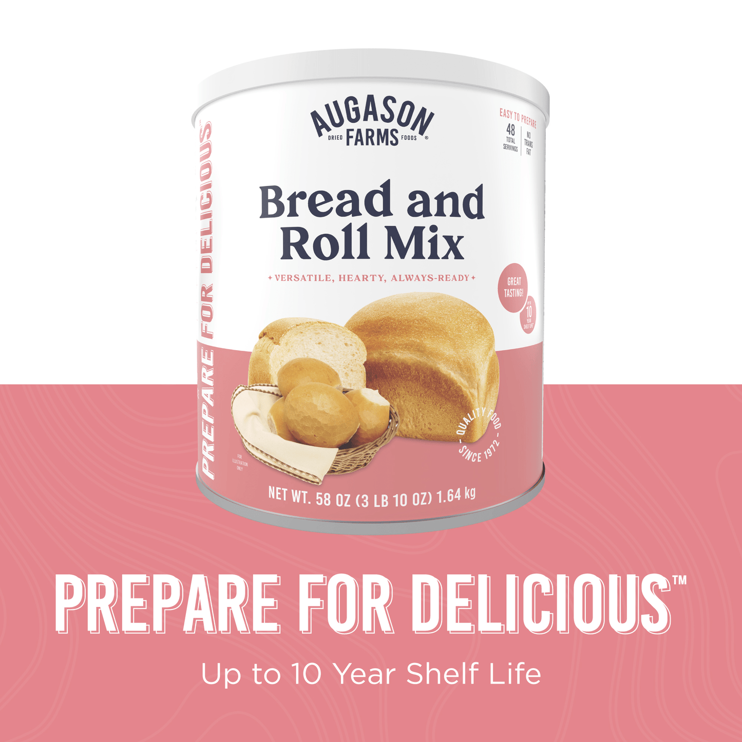 Bread and Roll Mix Can, 48 Servings