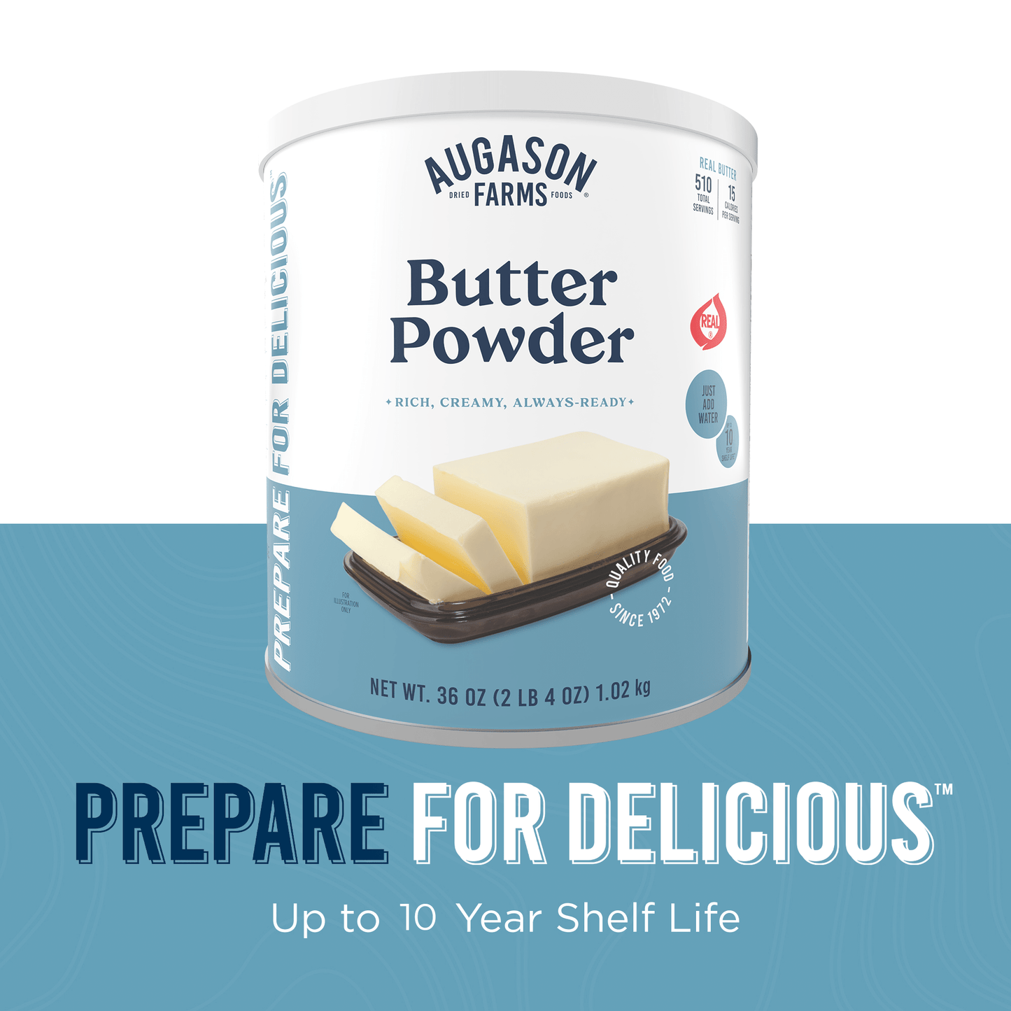 Butter Powder Can, 510 Servings