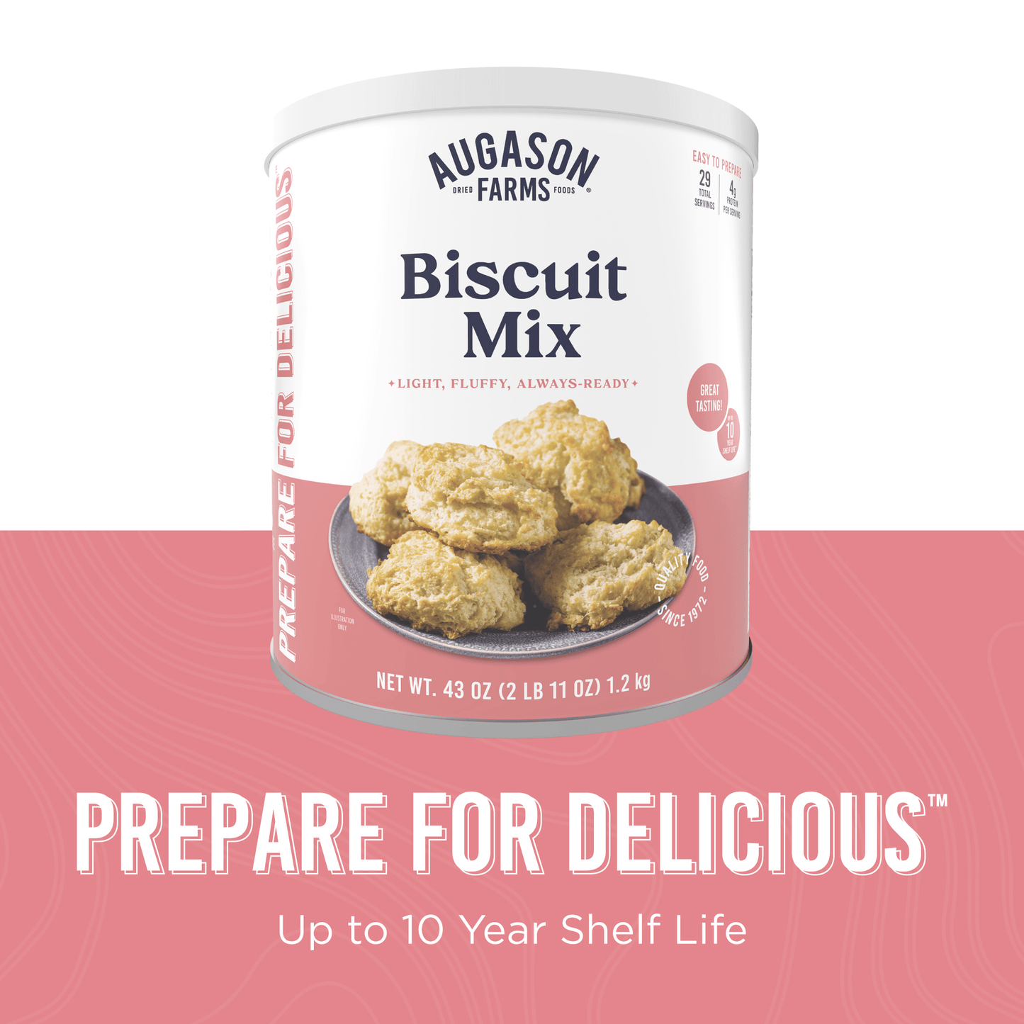 Buttermilk Biscuit Mix Can, 29 Servings