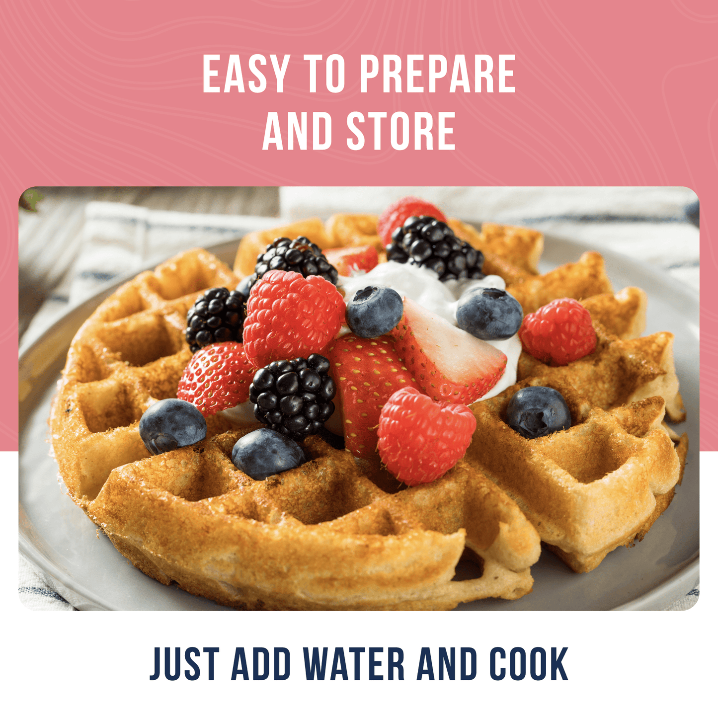 Buttermilk Pancake & Waffle Mix Can, 33 Servings