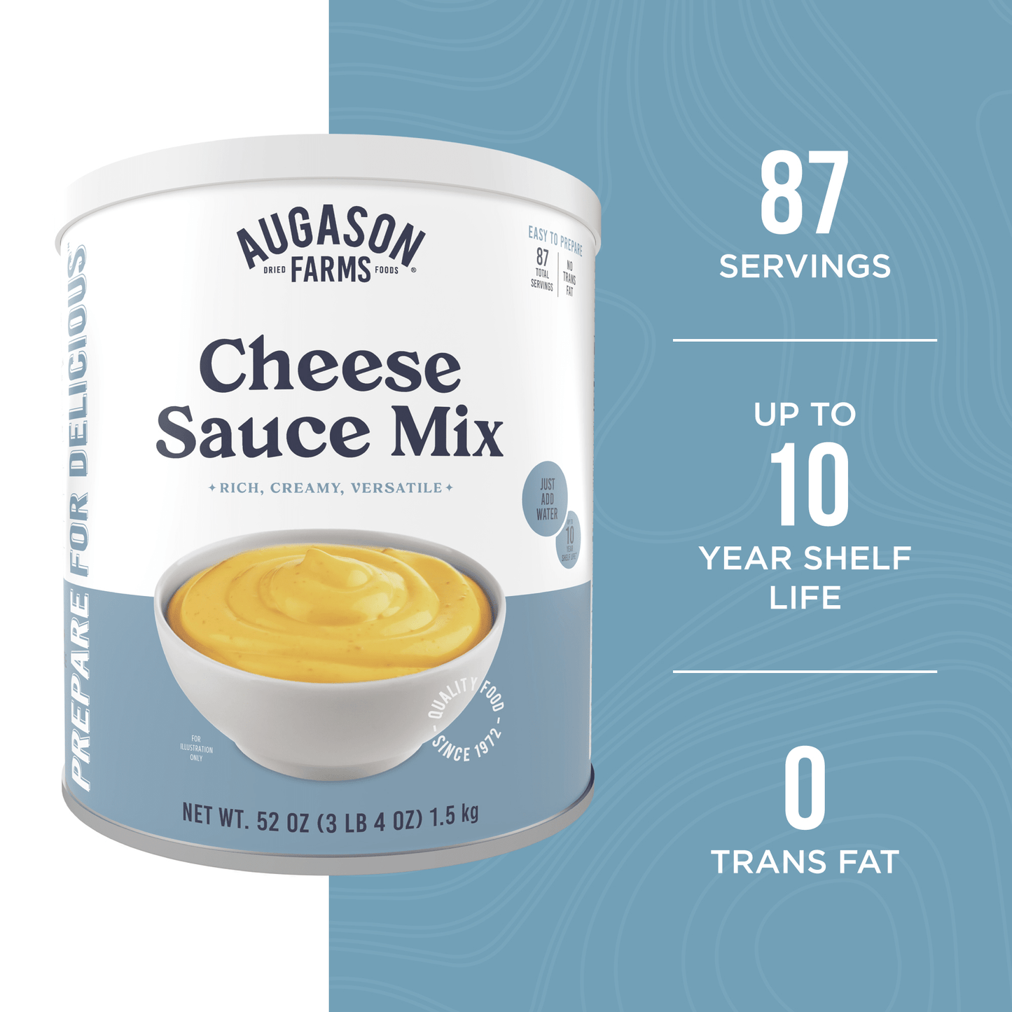 Cheese Sauce Mix Can, 87 Servings