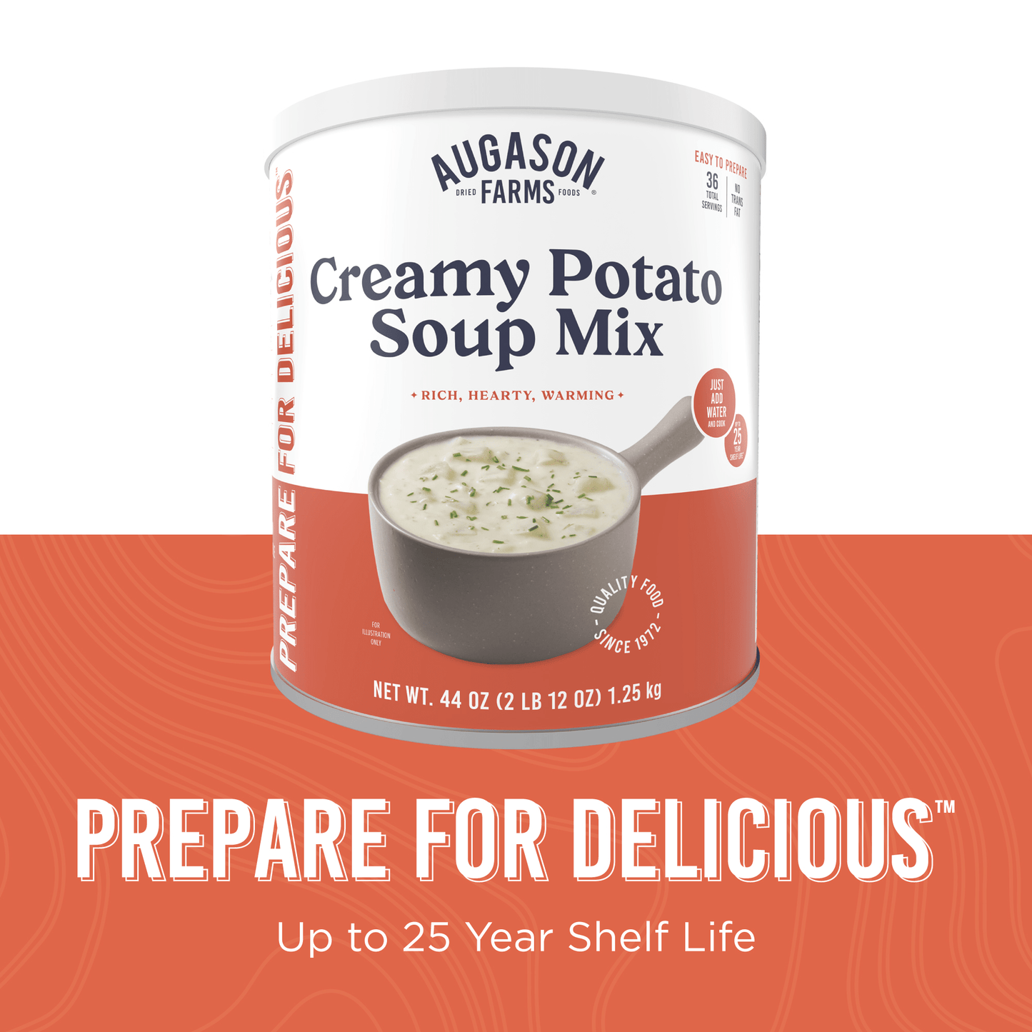 Creamy Potato Soup Mix Can, 36 Servings