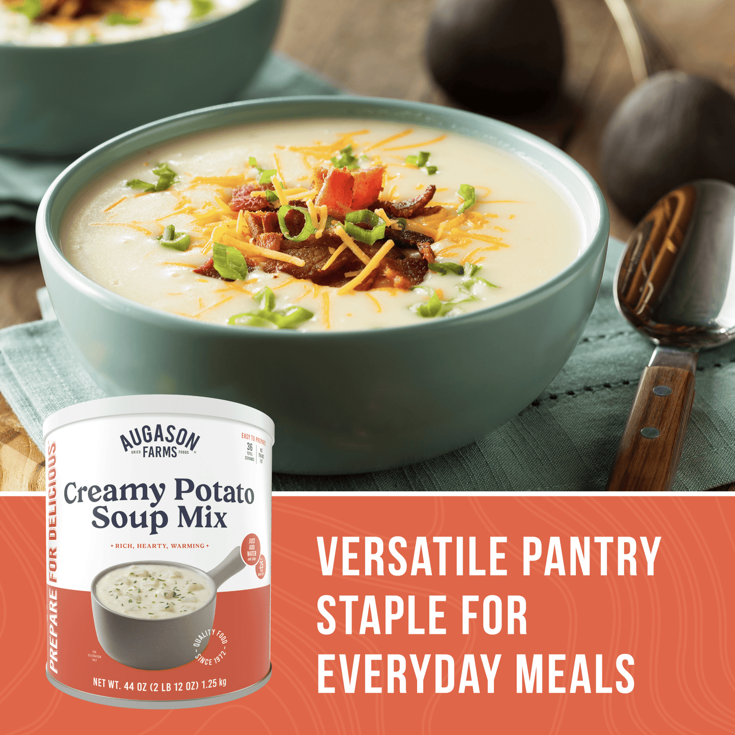 Creamy Potato Soup Mix Can, 36 Servings