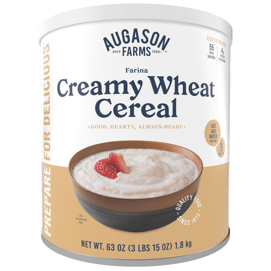 Creamy Wheat Cereal Can, 55 Servings