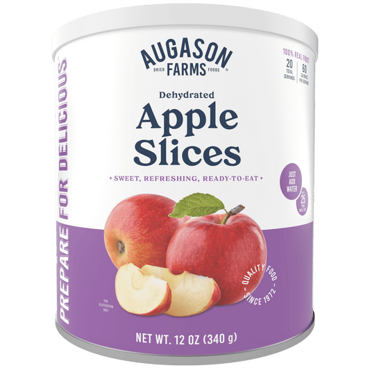Dehydrated Apple Slices Can, 20 Servings