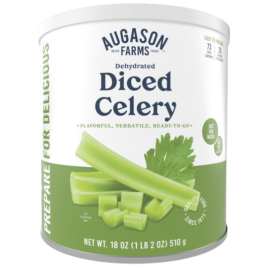 Dehydrated Cross Cut Celery Can, 73 Servings