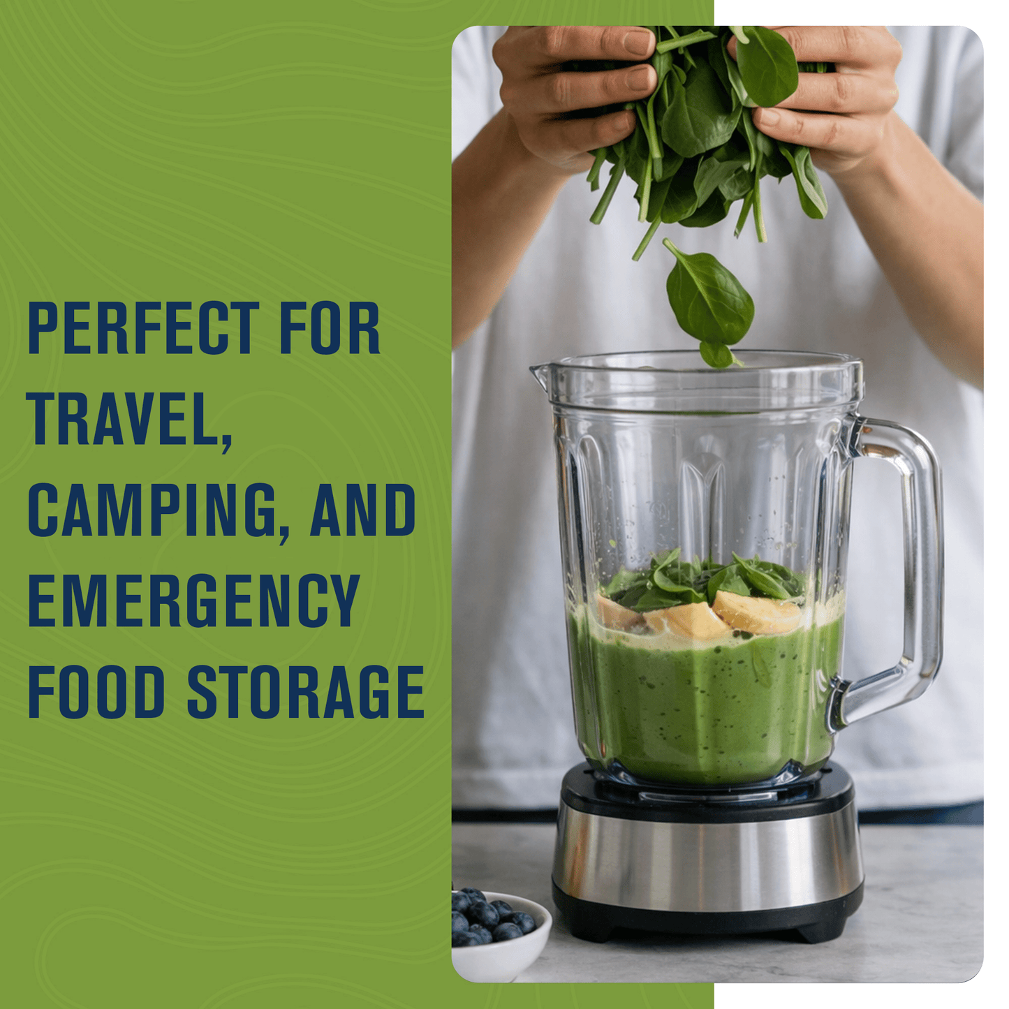 Dehydrated Spinach Flakes Can, 45 Servings