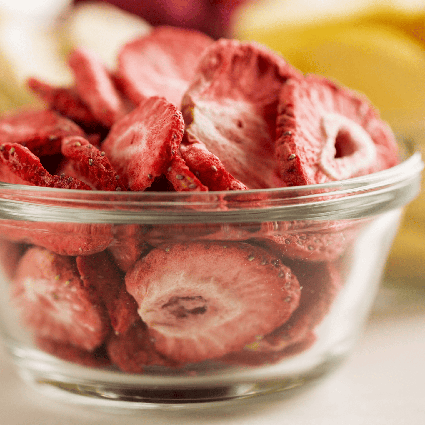 Freeze Dried Sliced Strawberries Pouch, 4 Servings