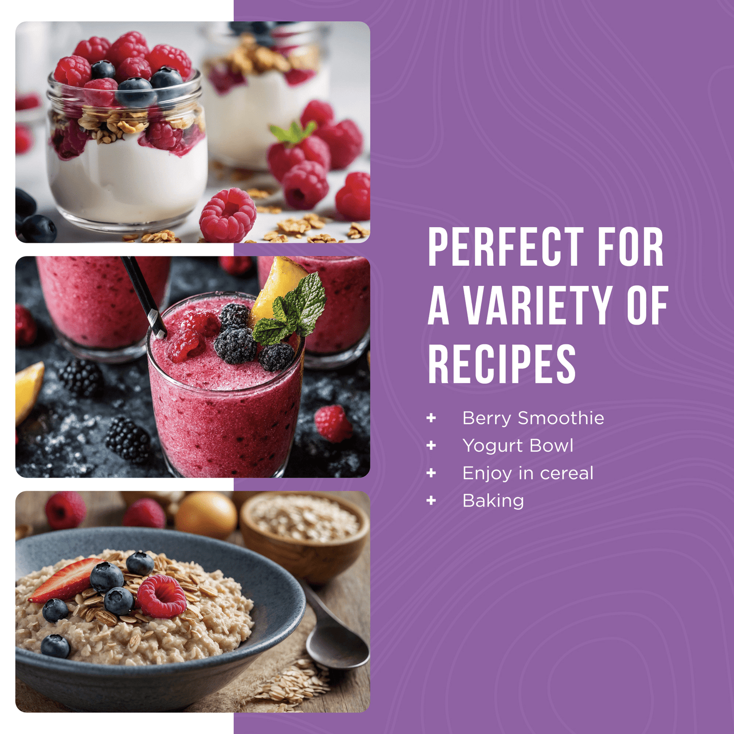 Freeze Dried Whole Raspberries Can, 23 Servings