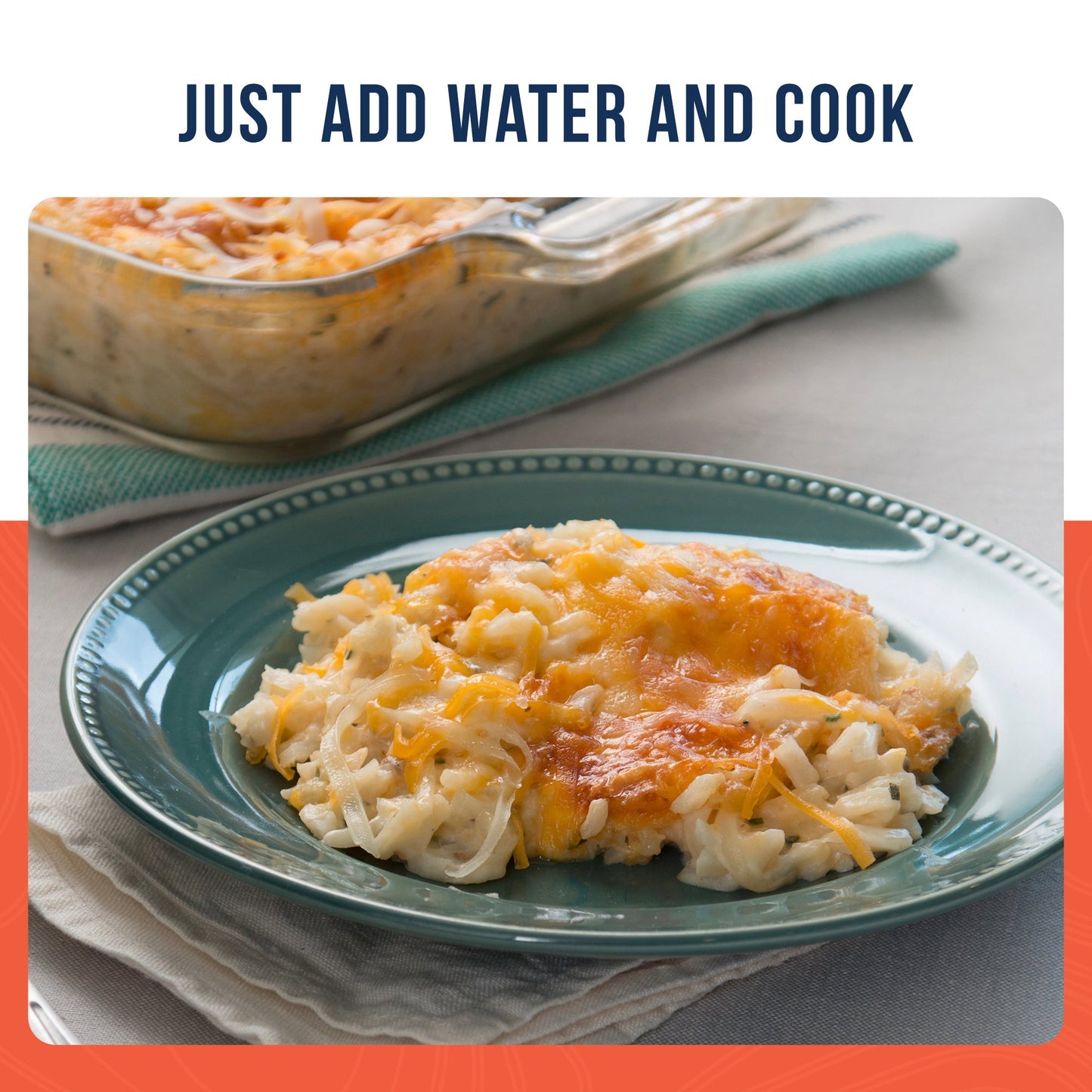 Funeral Potatoes Pouch, Cheesy Potato Casserole, 12 Servings