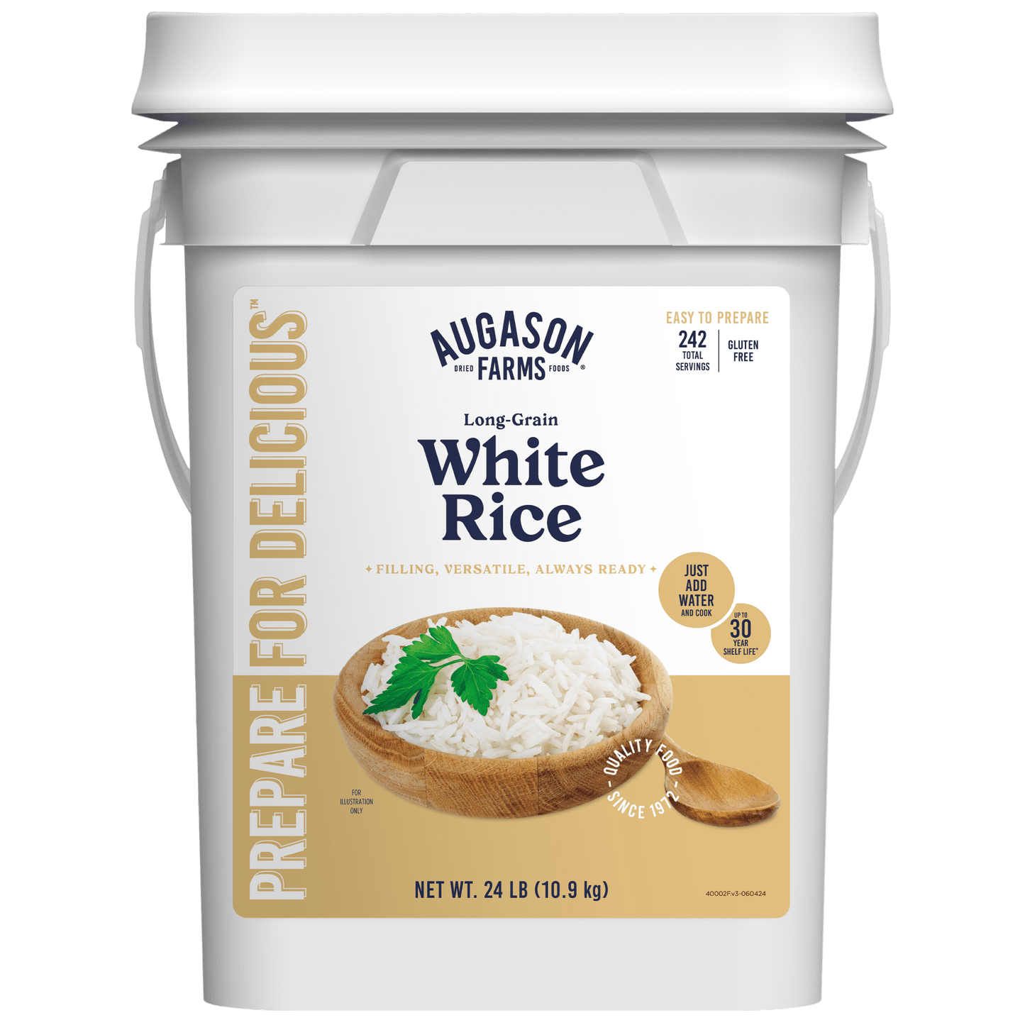 Long Grain White Rice, 242 Servings