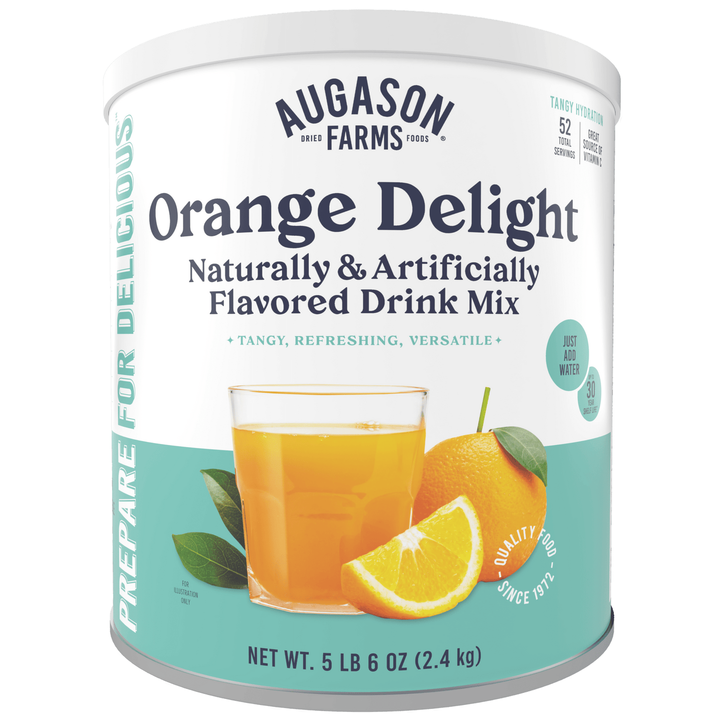 Orange Delight Drink Mix Can, 52 Servings