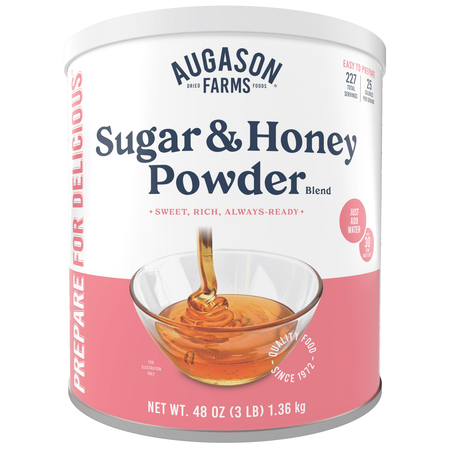 Sugar & Honey Powder Blend Can, 227 Servings