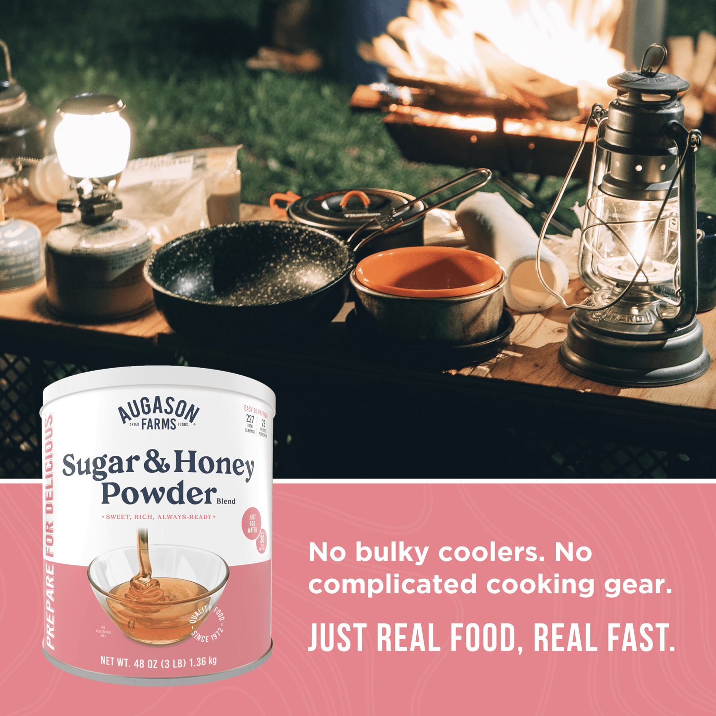 Sugar & Honey Powder Blend Can, 227 Servings