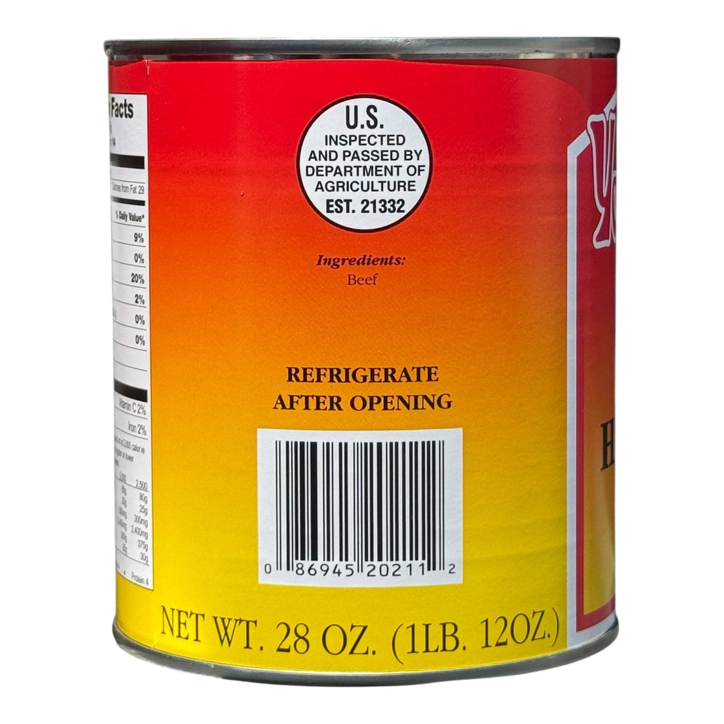 Yoder’s Canned Ground Beef/Hamburger | 28 oz can | Real USA Beef | Fully Cooked | Shelf Stable Survival Food | 10+ Year Shelf Life | Ready to Eat | Ideal for Prepping, Storage & Camping